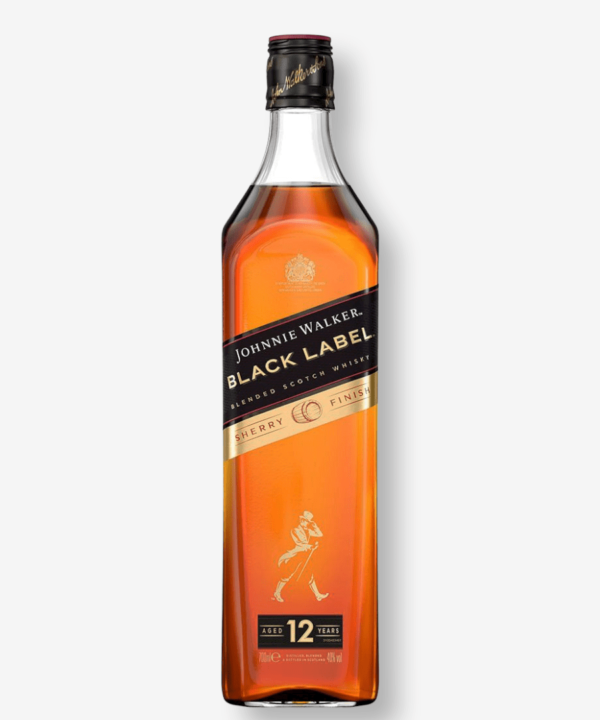 JOHNNIE WALKER BLACK LABEL 12 YEARS OLD SHERRY FINISH