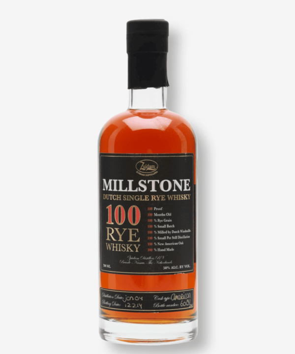 MILLSTONE 100 RYE WHISKY DUTCH SINGLE RYE