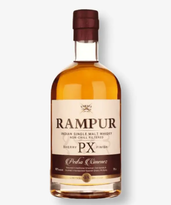 RAMPUR PX SHERRY FINISH INDIAN SINGLE MALT WHISKY