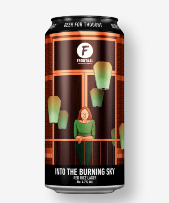FRONTAAL INTO THE BURNING SKY RED RICE LAGER