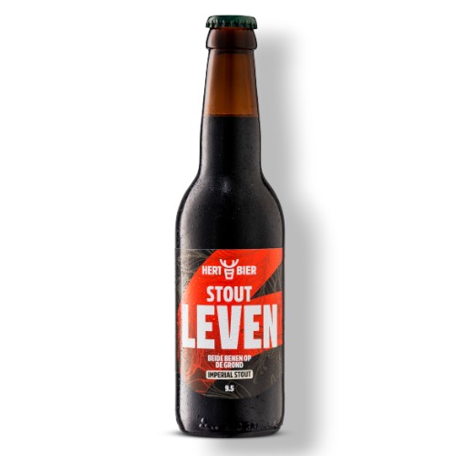 HERT BIER STOUT LEVEN 33CL