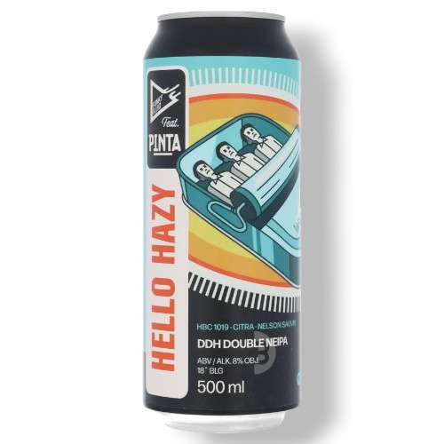 FUNKYFLUID FEAT.PINTA HELLO HAZY500ML