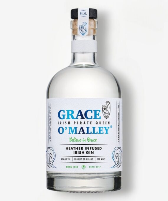 GRACE O''MALLEY HEATHER INFUSED GIN 70CL