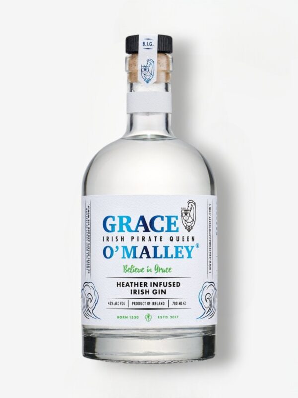 GRACE O''MALLEY HEATHER INFUSED GIN 70CL