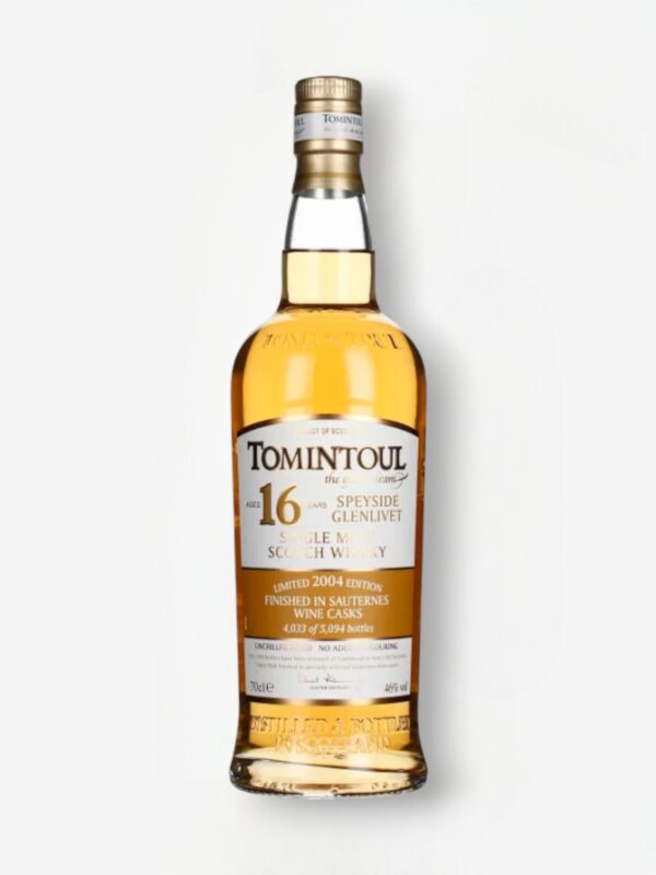 TOMINTOUL 16Y FINISHED IN SAUTERNES