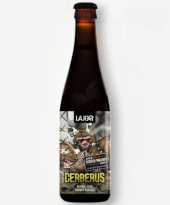 LAUGAR CERBERUS BARREL AGED DOUBLE RED ALE