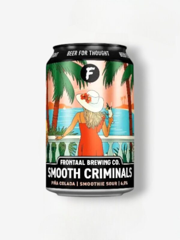 FRONTAAL SMOOTH CRIMINALS PIÑA COLADA 33CL