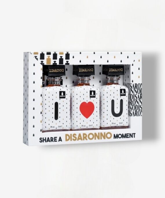 DISARONNO I Love U miniatuur set 3x5cl.