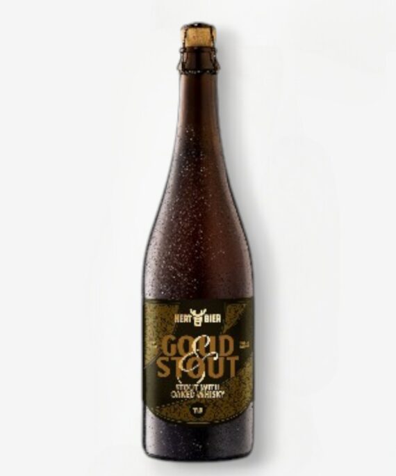 HERT BIER GOUD EN STOUT 0.75 CL