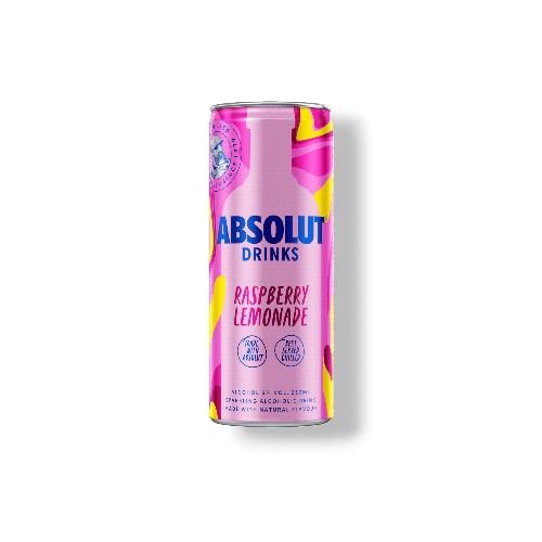 ABSOLUT RASBERRY LEMONADE BLIK