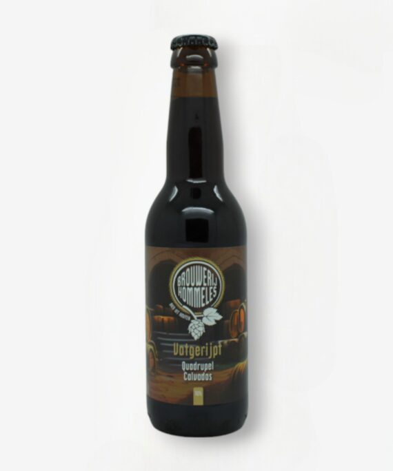 BROUWERIJ HOMMELES VATGERIJPT QUADRUPEL CALVADOS 33CL