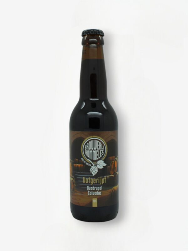 BROUWERIJ HOMMELES VATGERIJPT QUADRUPEL CALVADOS 33CL