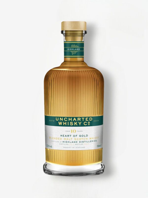 UNCHARTED WHISKY 10 YEARS HEART OF GOLD 70CL