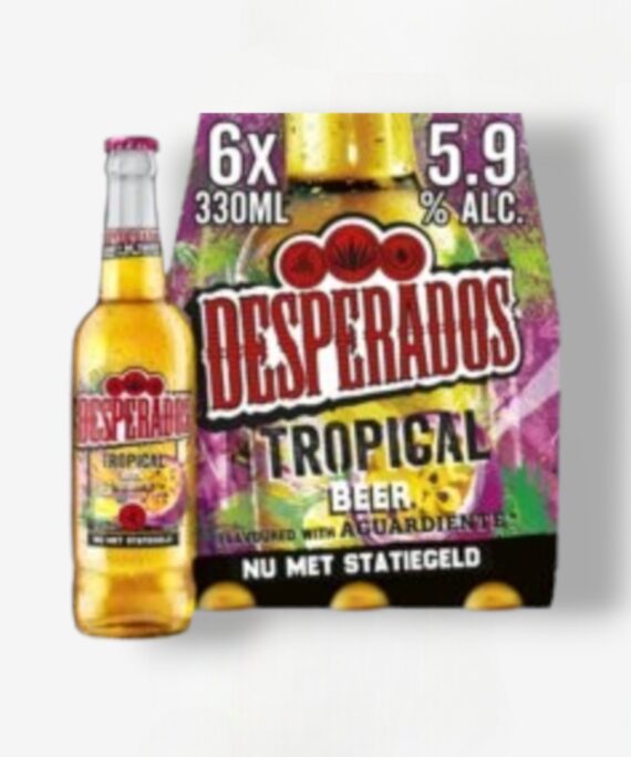 DESPERADOS TROPICAL BEER 6 X 33CL
