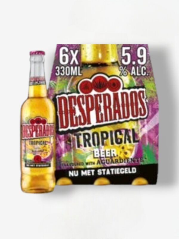 DESPERADOS TROPICAL BEER 6 X 33CL