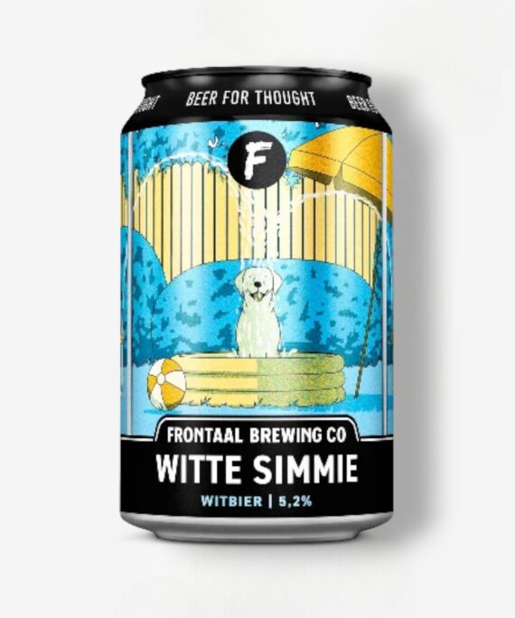 FRONTAAL WITTE SIMMIE