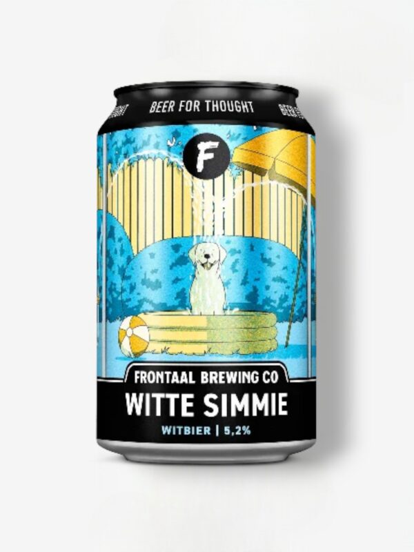 FRONTAAL WITTE SIMMIE