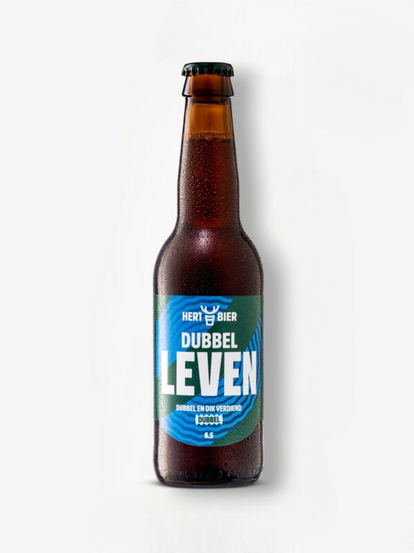 HERT BIER DUBBEL LEVEN 33CL