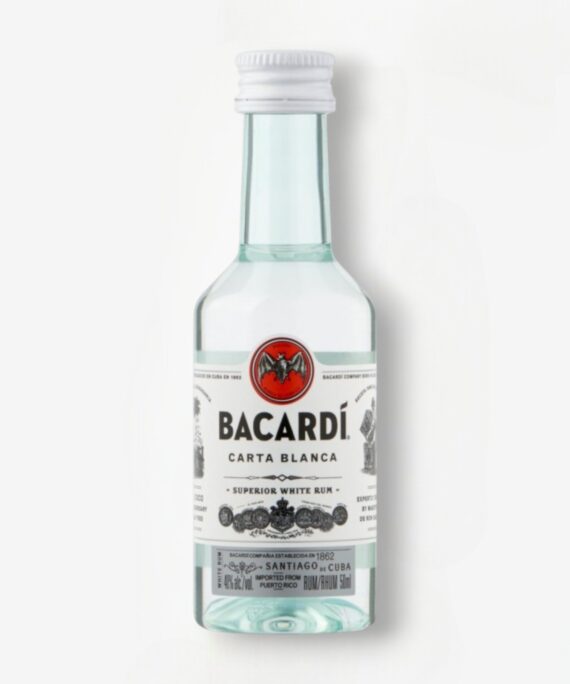BACARDI Carta Blanca miniatuur 5cl
