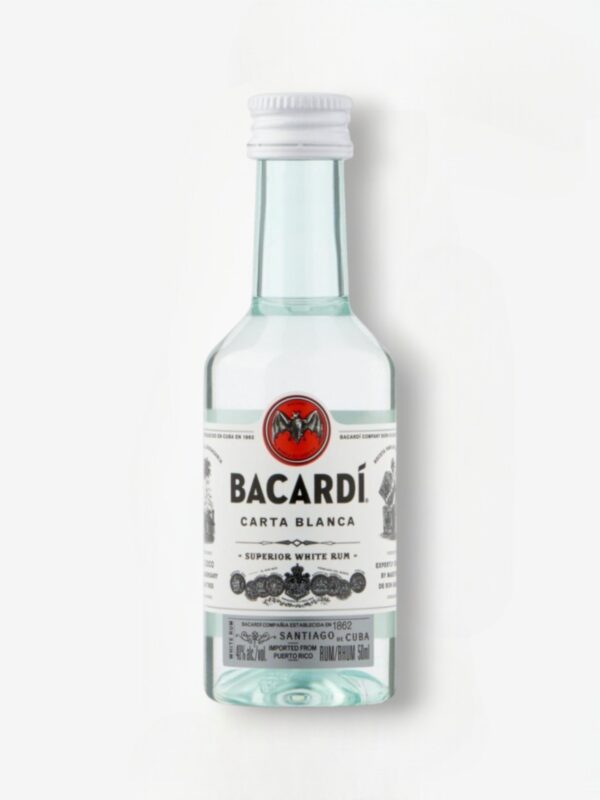 BACARDI Carta Blanca miniatuur 5cl