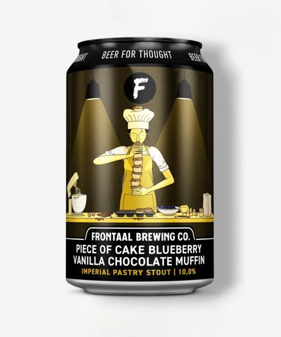 FRONTAAL PIECE OF CAKE MUFFIN 33CL