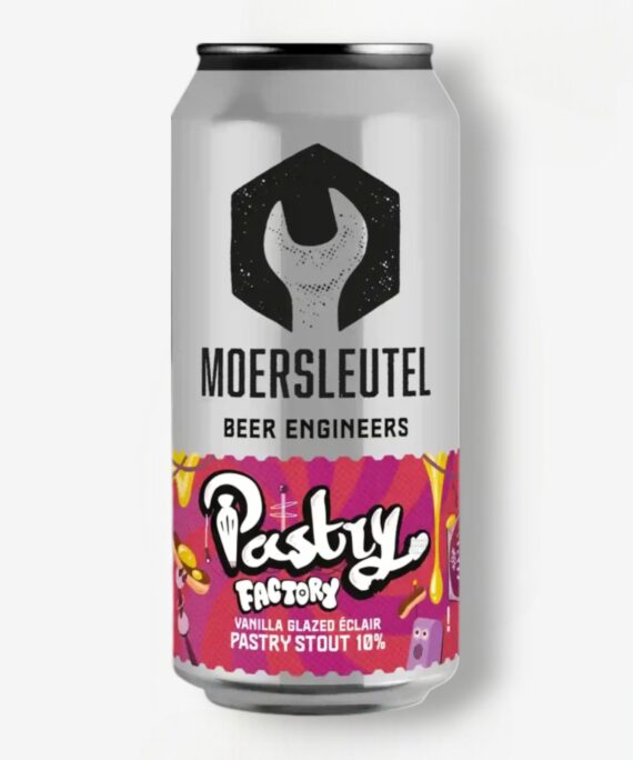 MOERSLEUTEL PASTRY STOUT VANILLA GLAZED ECLAIR 44CL
