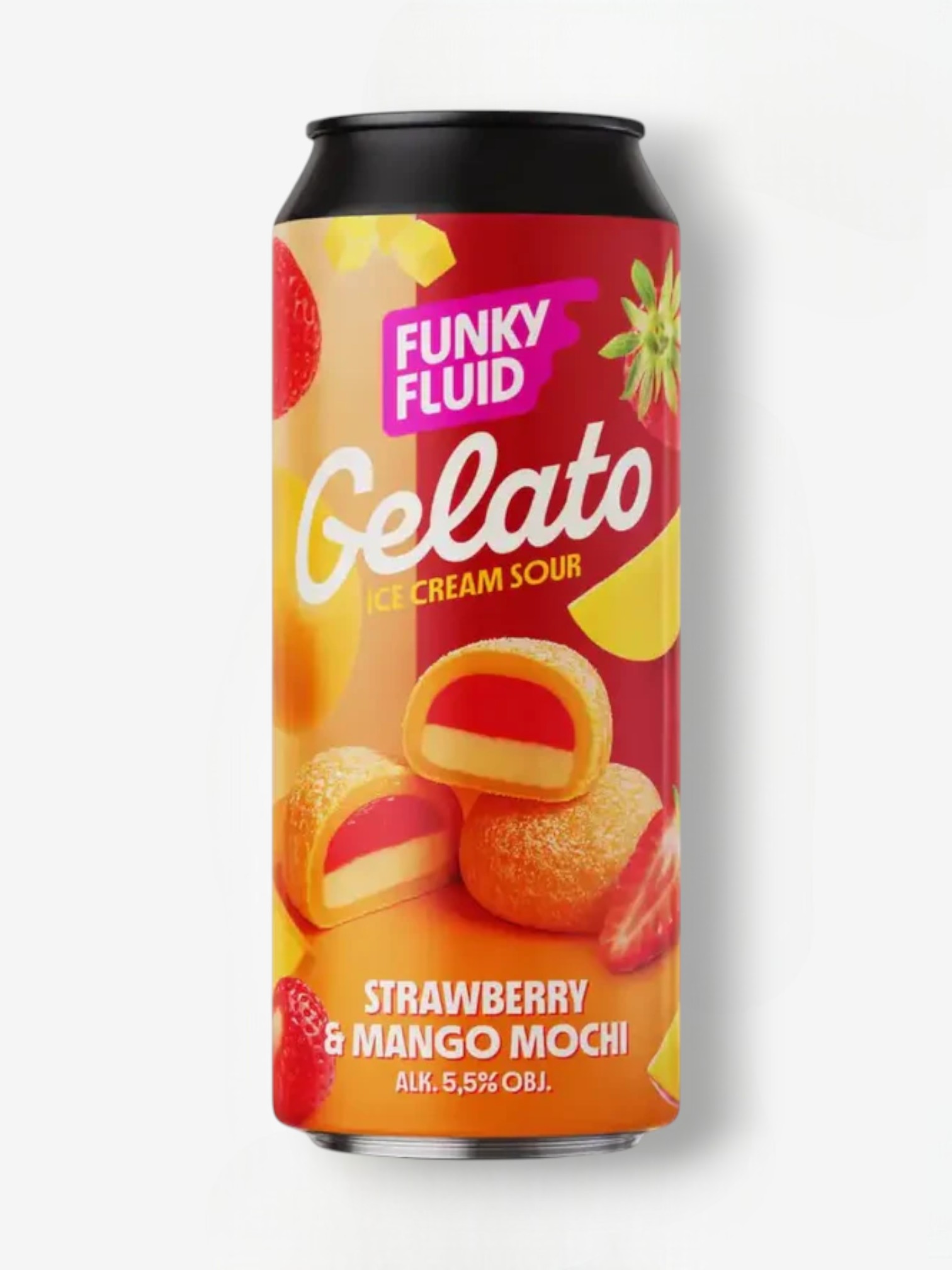 FUNKY FLUID GELATO STRAWBERRY & MANGO MOCHI 50CL