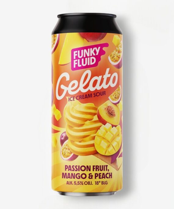 FUNKY FLUID GELATO PASSIONFRUIT MANGO & PEACH 50CL