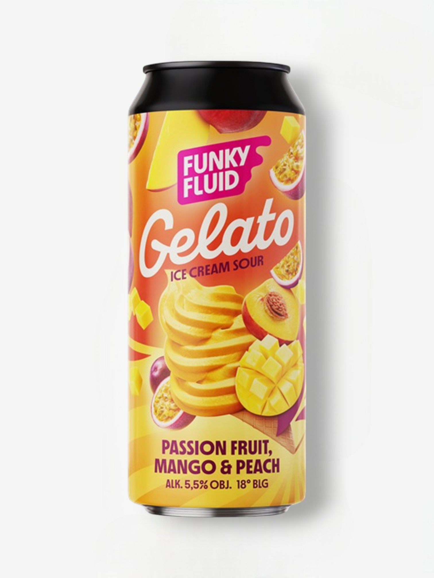 FUNKY FLUID GELATO PASSIONFRUIT MANGO & PEACH 50CL